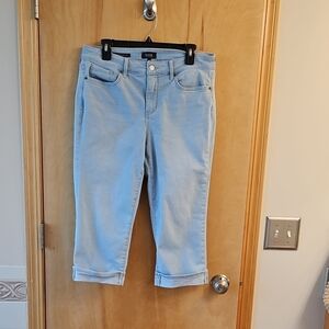 NYDJ Blue Ankle Cropped Jeans